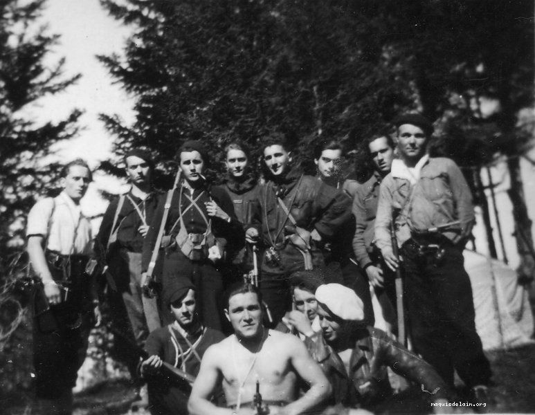 Un groupe du maquis à La Versanne