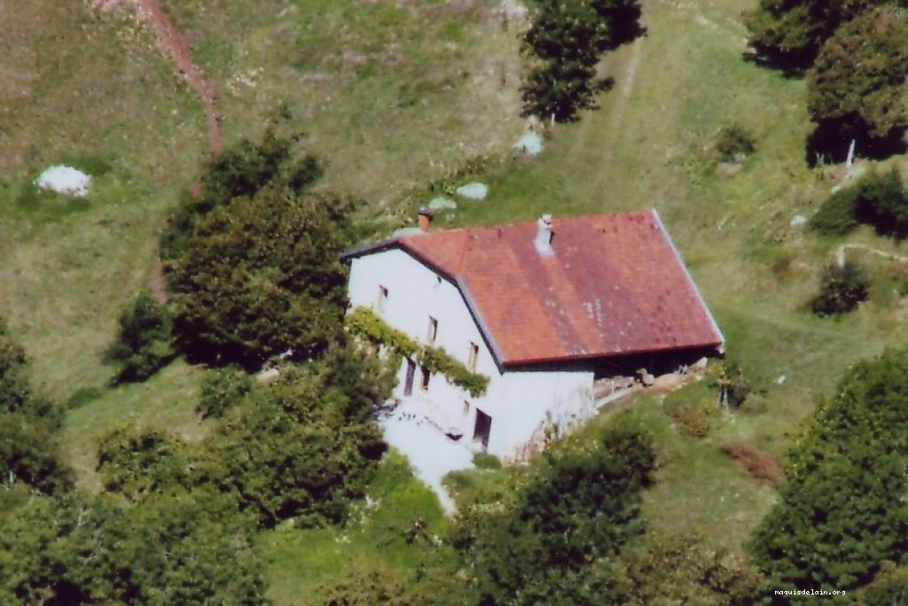 Vue aérienne de la ferme des Gorges