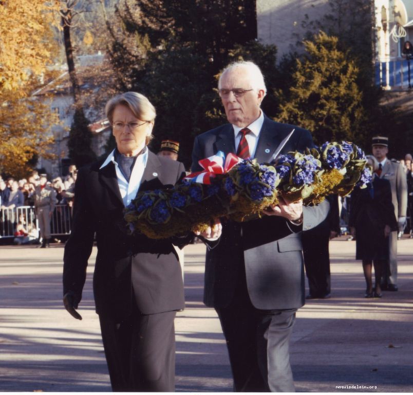 Michèle ALLIOT MARIE et Marius ROCHE