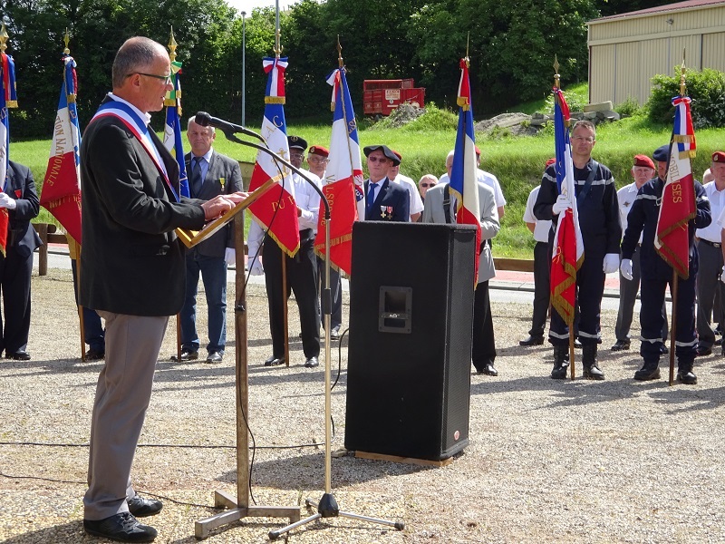 Longeray-Léaz 14 juin 1944/14 juin 2016_4 discours Maire de Léaz Photo