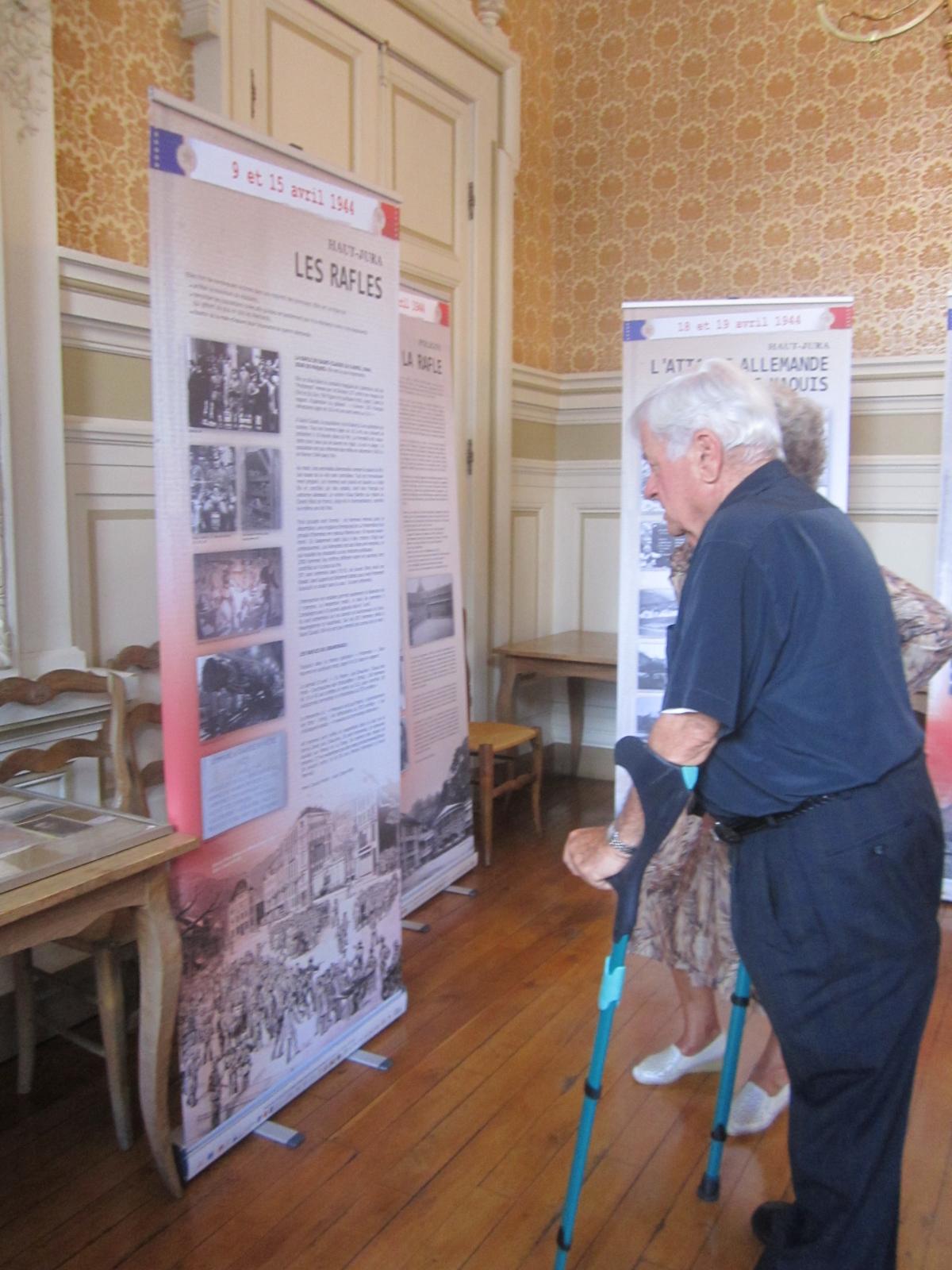 Exposition AMRJ 39400 MOREZ JURA Résistance et Libération  Photo 3/...Jean Bourgeat déporté à Buchenwald matr. 51864 